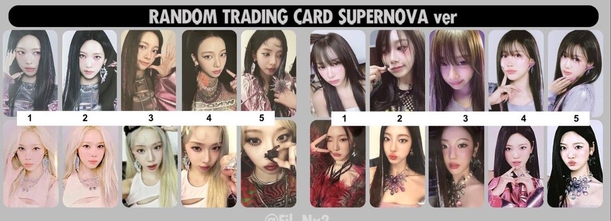 AESPA RANDOM TRADING CARD ARMAGEDDON THE MYSTERY CIRCLE POPUP