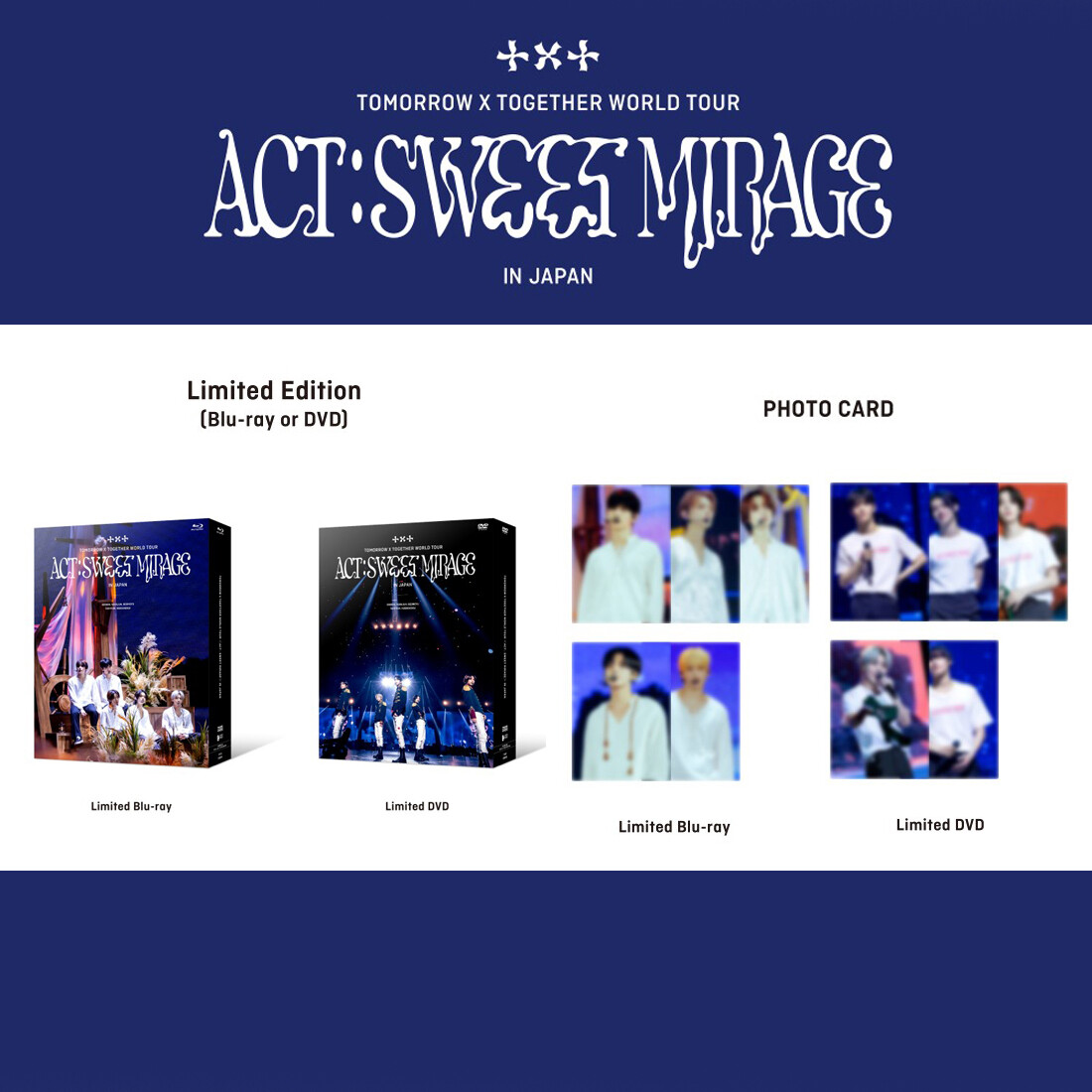 TXT ACT : SWEET MIRAGE in JAPAN Blu-ray DVD Limited Edition