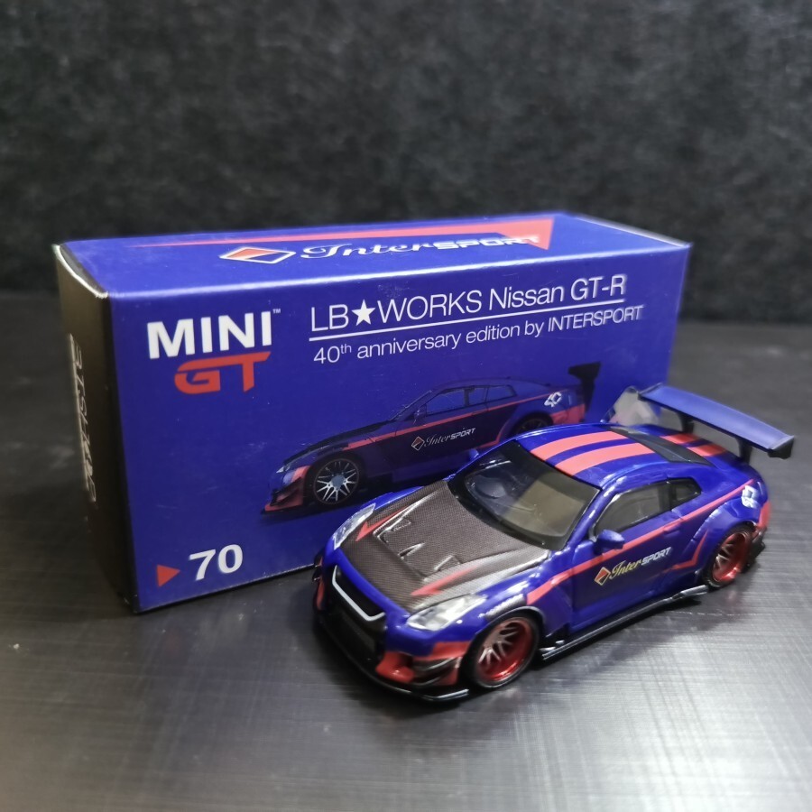 Mini GT #70 LB Works Nissan GT-R #70 INTERSPORT 40th Anniversary