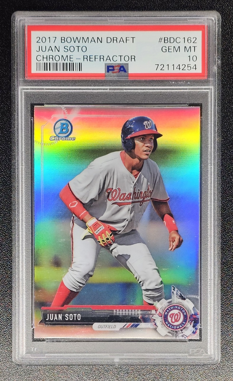 Juan Soto 2017 Bowman Draft #BDC-162 Chrome - Refractor Price