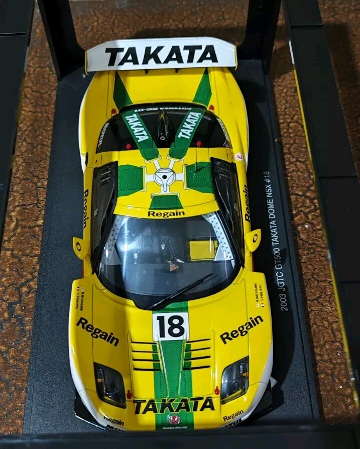 AUTOart 1:18 Honda NSX 2003 JGTC GT500 TAKATA DOME NSX #18 All
