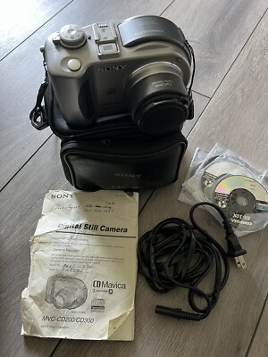 Sony Mavica MVC-CD300 3.3 MP Digital Camera - Silver for sale