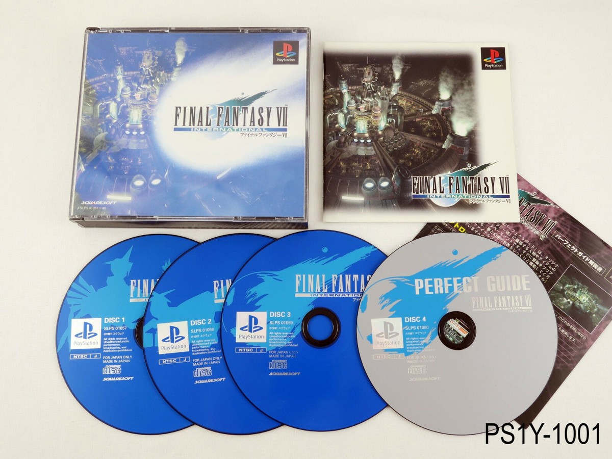 Final Fantasy 7 VII International Playstation 1 Japanese Import