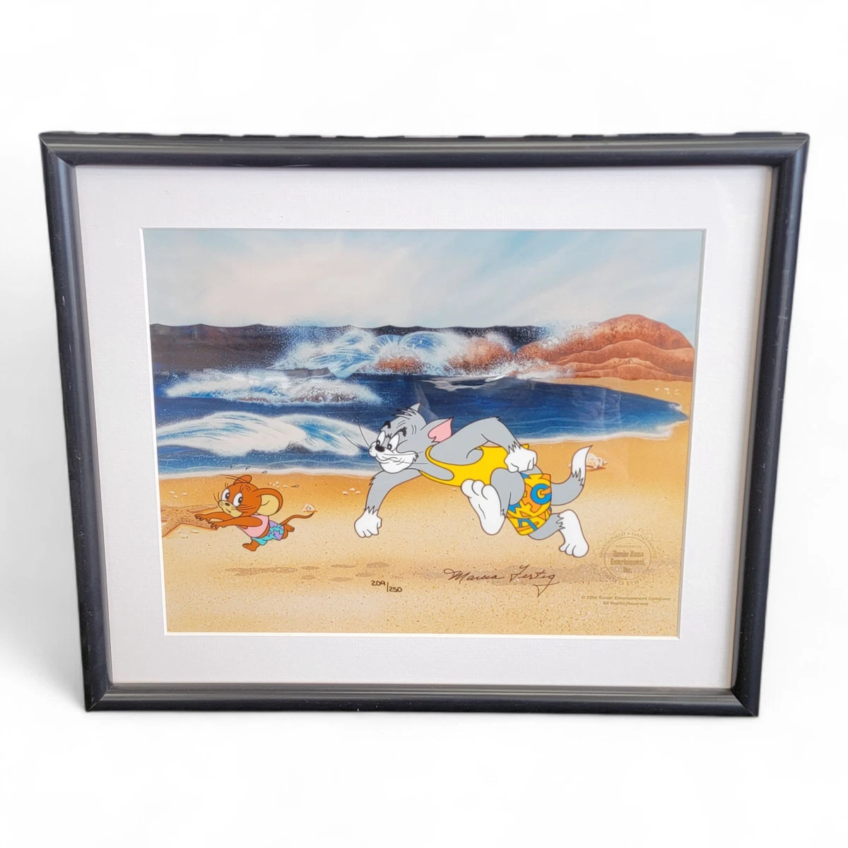 Tom Jerry Cel In Collectible Limited Edition Animation Art for