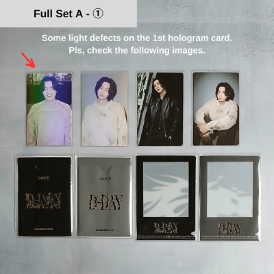 BTS Suga Agust D D-DAY Weverse Pre-order Early Bird Gift Photo