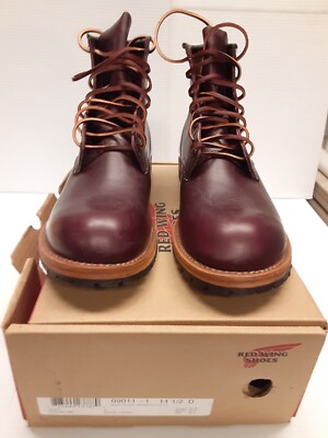 Red Wing Beckman 9011 Black Cherry Featherstone boots RARE leather