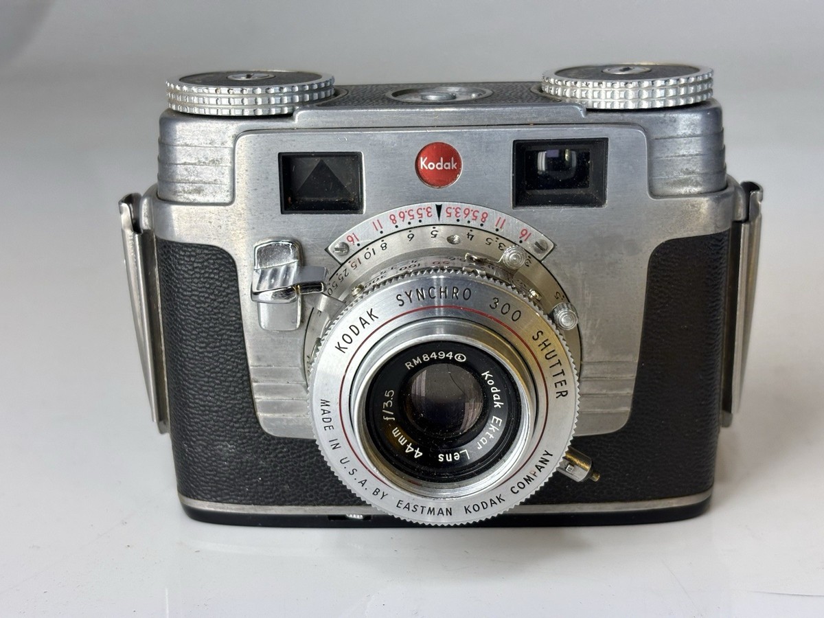 kodak signet 35 camera Ektar Lens 44mm F3.5 Vintage Collectible | eBay