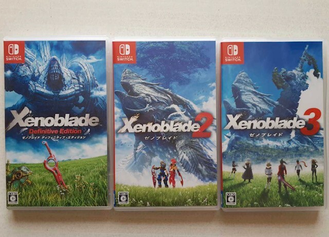 Nintendo Switch Xenoblade Chronicles 1 2 3 Set of 3 Japanese Games