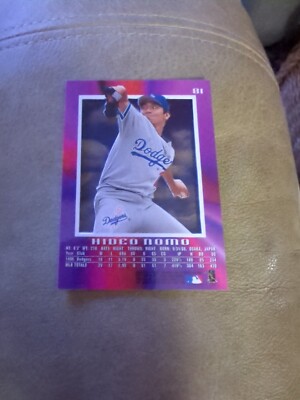 HIDEO NOMO 1997 SKYBOX E-X2000 #81 - DODGERS | eBay