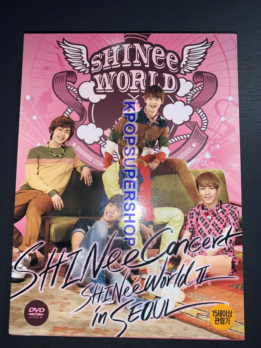 SHINee World II in Seoul 2nd Concert 2 DVD Postcards Great