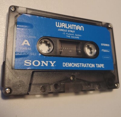 VTG) 80s Sony Walkman Demo Cassette Tape Jungle Strut & Symphony