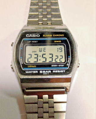 USED Excellent]CASIO W-31 593 Vintage Digital Watch 5BAR Japan