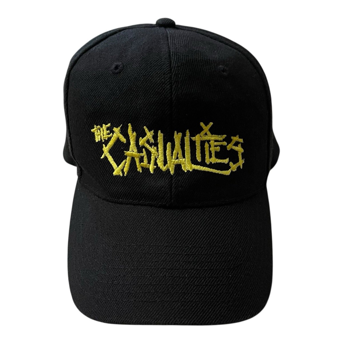 Vintage 90s The Casualties Wool Blend SnapBack Hat Cap Death Metal