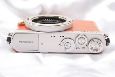 Panasonic LUMIX DMC-GM1 Mirrorless Digital Camera Orange body w
