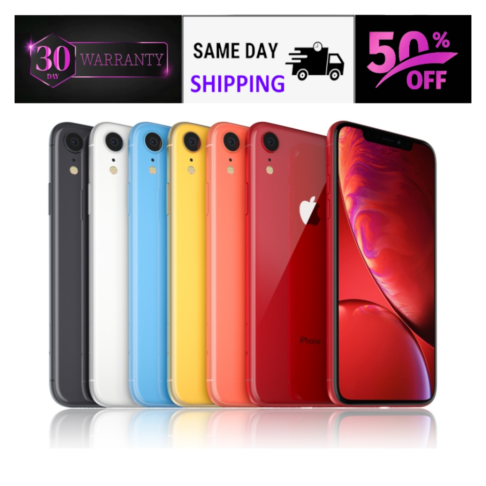 Apple iPhone XR 64GB - Unlocked & Verizon Compatible in Multiple