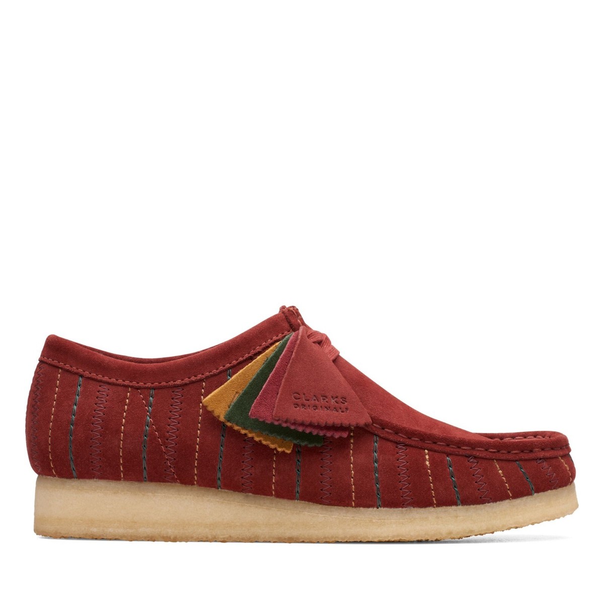 Clarks Originals Wallabee Men's Burgundy Combi 26174512 | eBay