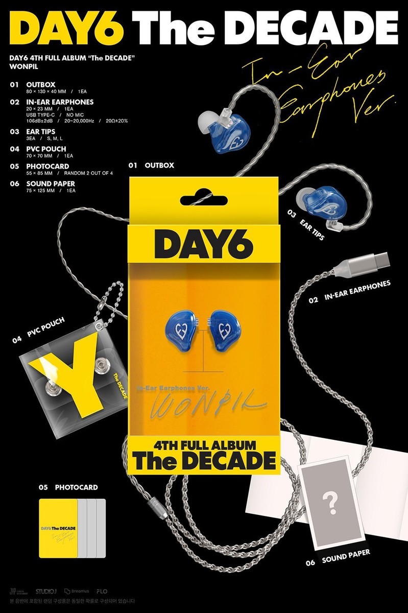 DAY6 The DECADE 4th Full Album In-Ear Earphones Ver | eBay