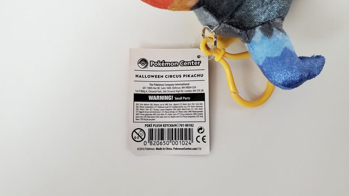 🚦Pokemon Halloween Circus Pikachu Poke Plush Keychain - Pokemon