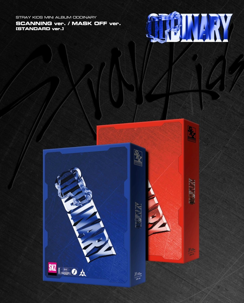 STRAY KIDS Mini Album ODDINARY Standard Mask Off Ver CD+P.Book+