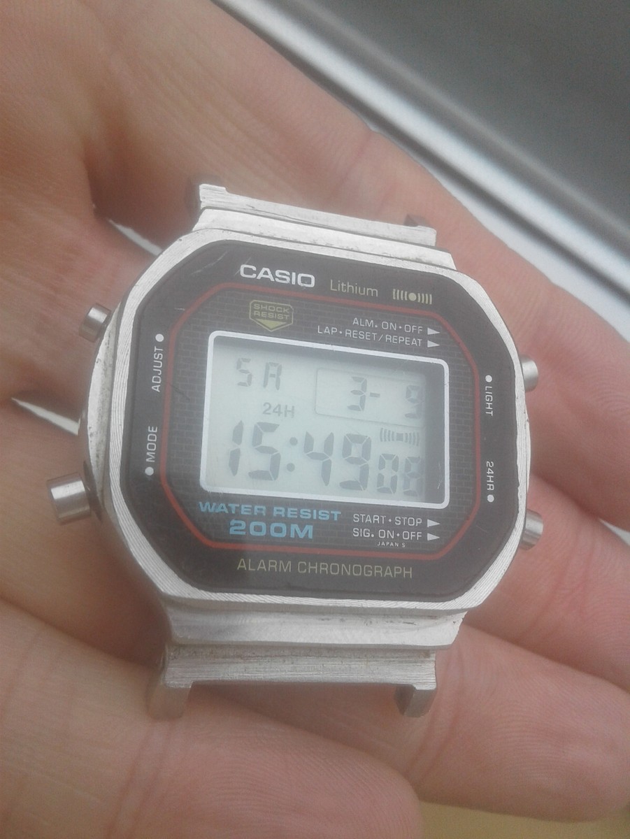 Casio DW-5000 MODULE 240 FIRST G SHOCK VINTAGE WATCH MONTRE UHR