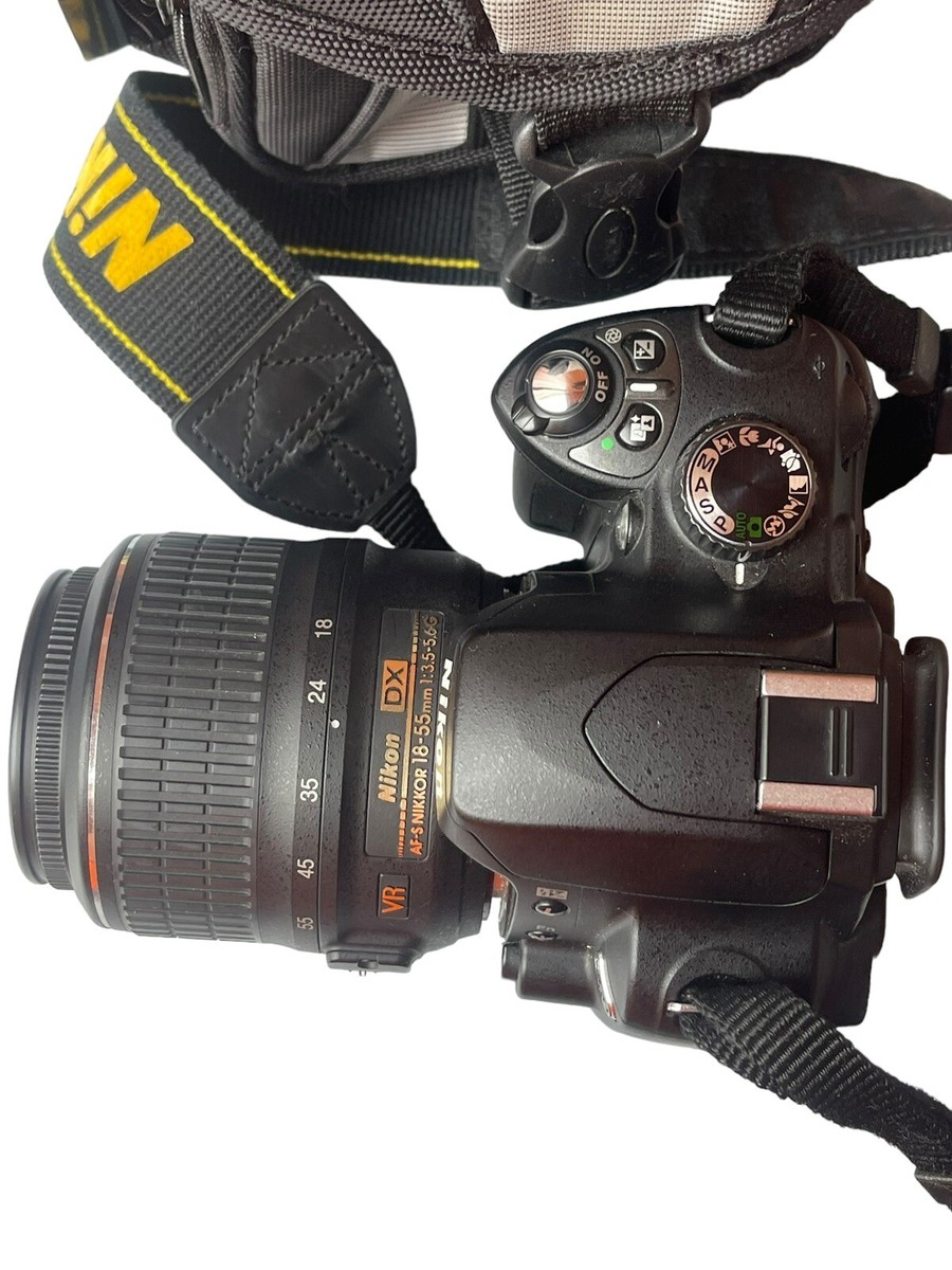 Nikon D60 DSLR Camera Black with AF-S DX Nikkor 18-55 mm VR Lens