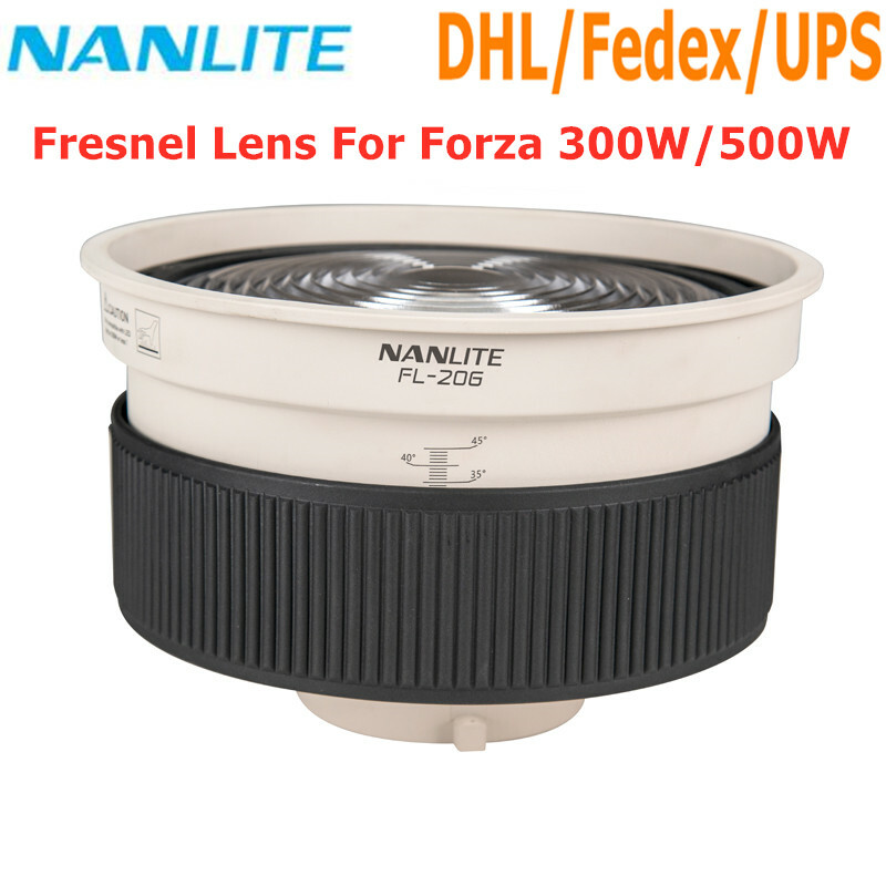 Nanlite FL-20G Fresnel Lens Bowens S-Type For Forza 300W/500W Led