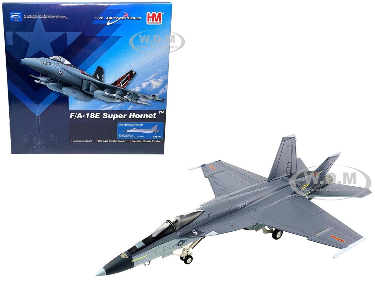 BOEING F/A-18E SUPER HORNET AIRCRAFT US NAVY (2021) 1/72 BY HOBBY