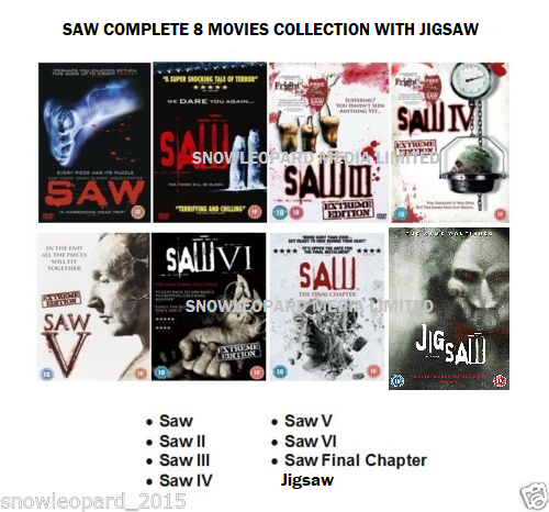 ソウシリーズ DVD 8枚組 特製ボックス入り ソウシリーズ DVD 8枚組