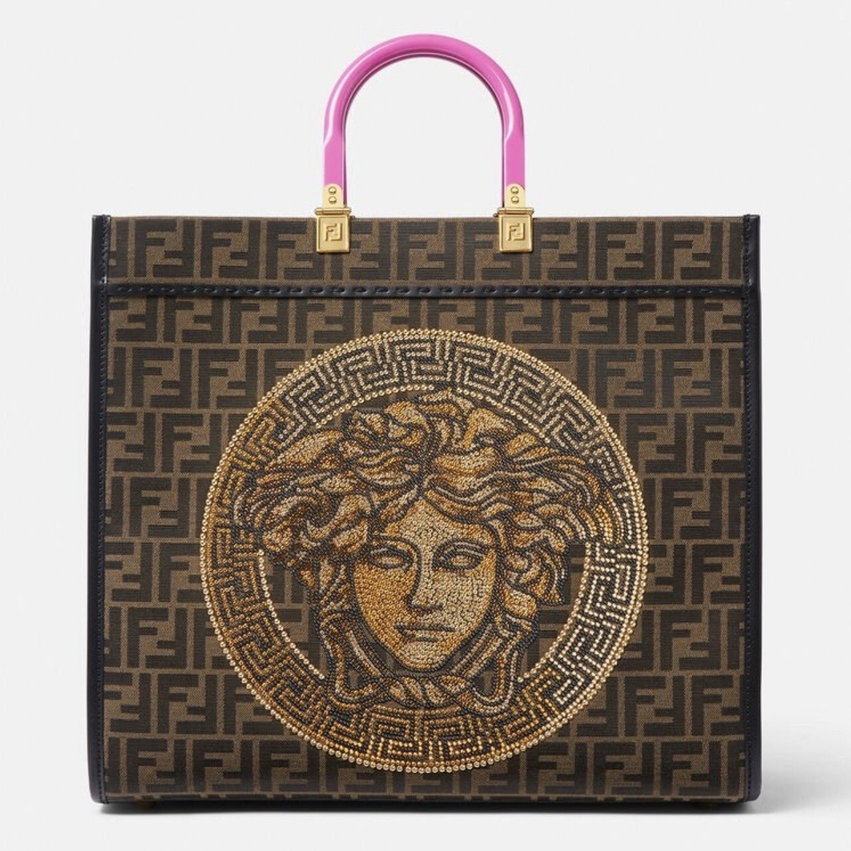 New Fendi X Versace Fendace Collaboration Sunshine FF Medusa