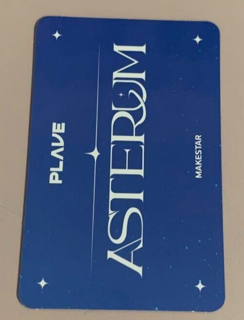 PLAVE HAMIN Photocard ASTERUM 1st Mini Album Official Benefit