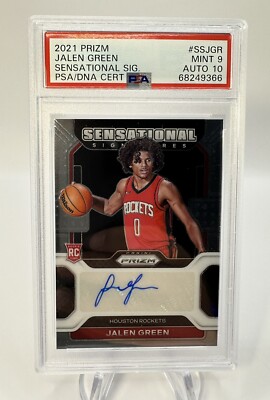 ジェイレン・グリーン 2021-22PRISM シルバーPRISM直筆サイン