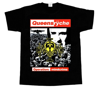 QUEENSRYCHE OPERATION MINDCRIME'88 SHORT - LONG SLEEVE NEW BLACK T