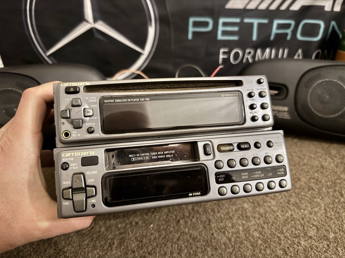 PIONEER CARROZZERIA KEH-P50 Car Radio Cassette & CDS-P60 Graphig