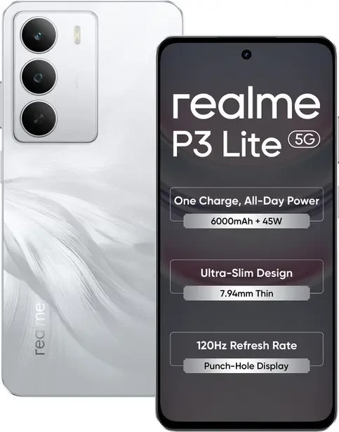 realme P3 Lite 5G Factory Unlocked Dual SIM Super Slim 128GB ROM