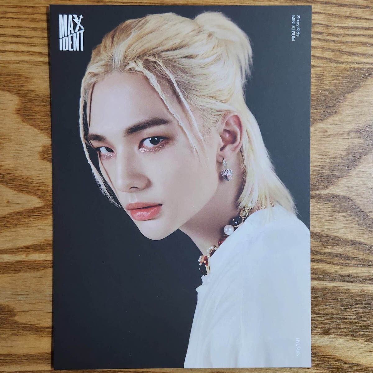 Hyunjin Official Mini Poster Stray Kids Mini Album Maxident
