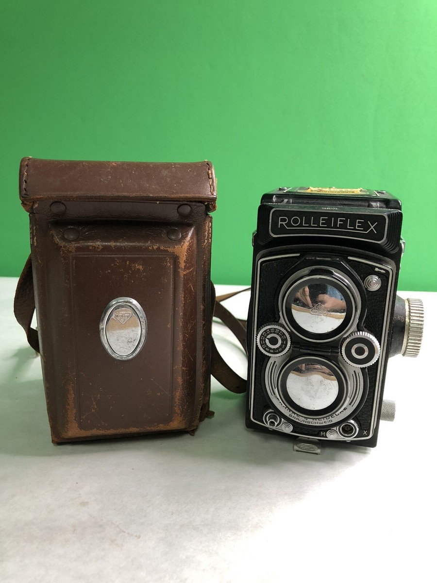 Vintage Rolleiflex Camera W/ Case Franke & Heidecke Braunschweig