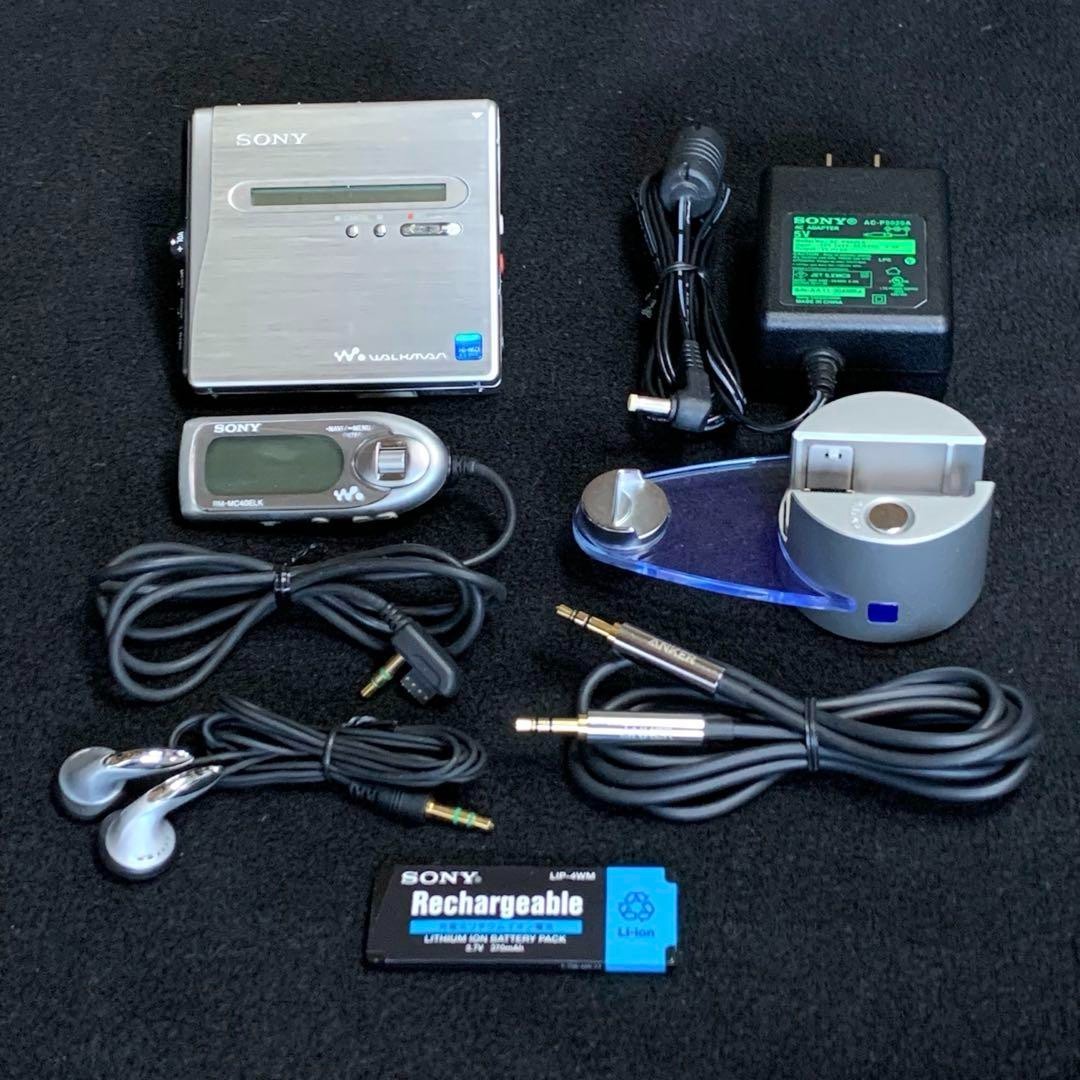 Sony MZ-NH1 MiniDisc Hi-MD Walkman Portable Player Tested Used