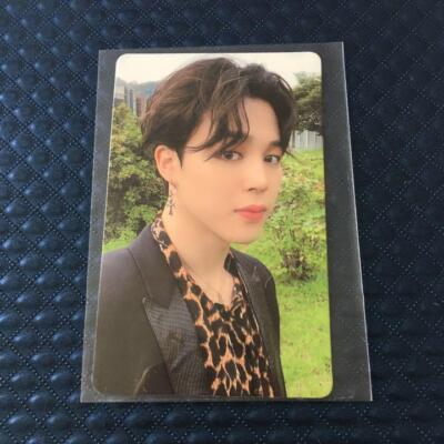 BTS Jimin Memories of 2020 limited Official Photo card in the Blu