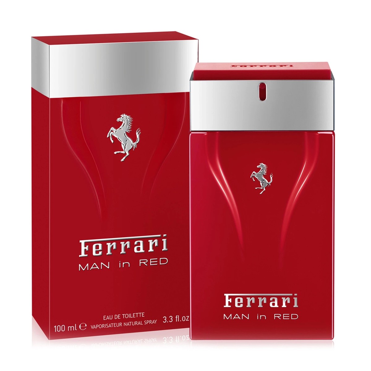 MEN FERRARI MAN IN RED EAU DE TOILETTE 100ML 3.3OZ/NEW IN BOX