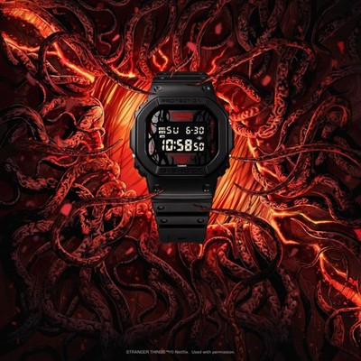 CASIO G-SHOCK DW-5600STT-1JR Stranger Things Collab Netflix 2025