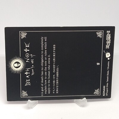 Ryuk Death Note Trading Cards No.18 Konami Japanese Anime Manga