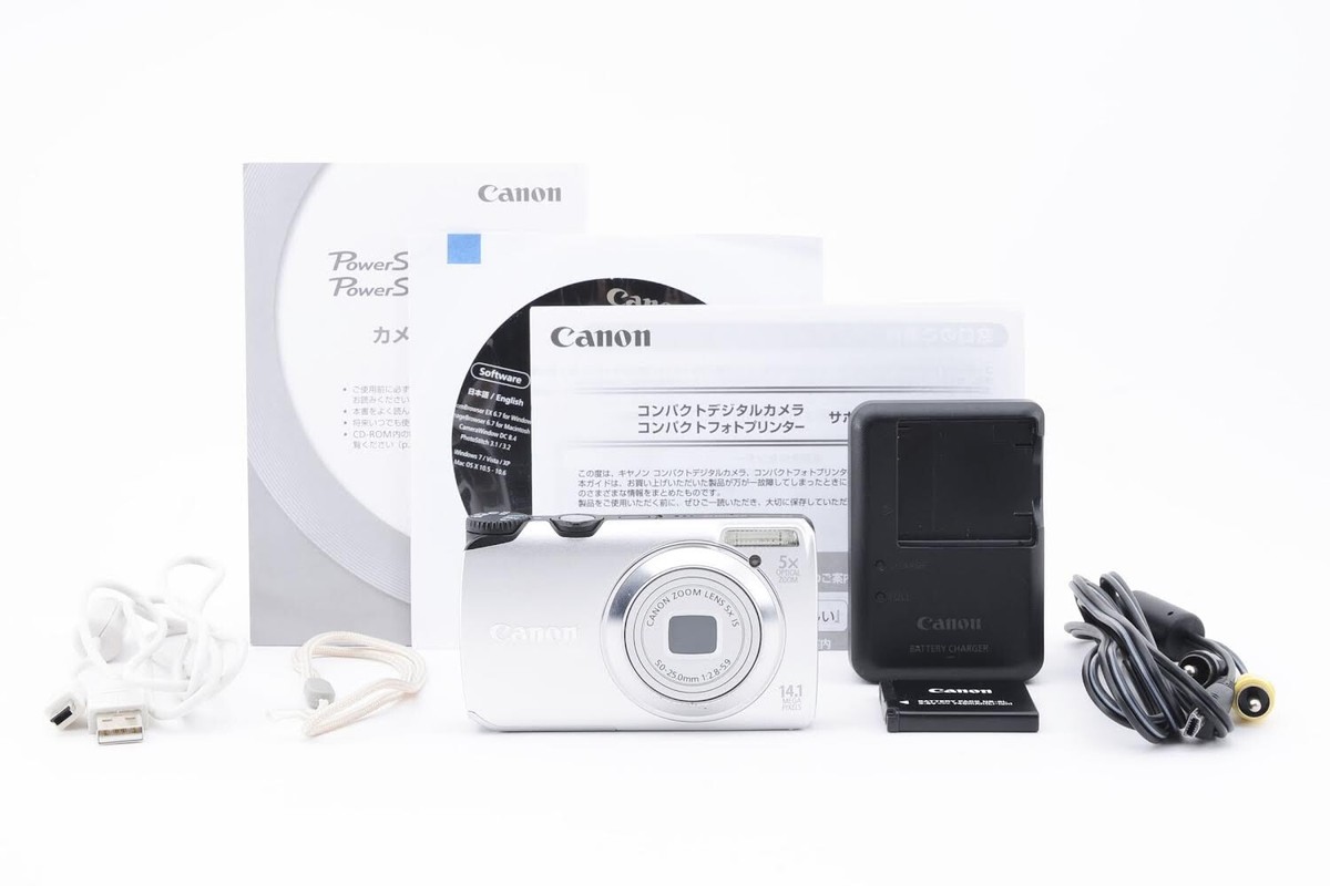 Canon PowerShot A3200 IS 14.1 MP Digital Camera Made In Japan