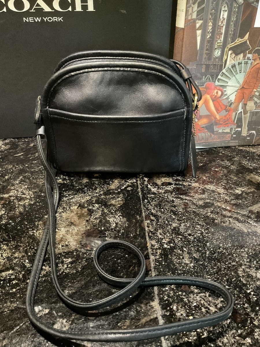 COACH Vintage Abbie Crossbody Shoulder Bag 9017 Black | eBay