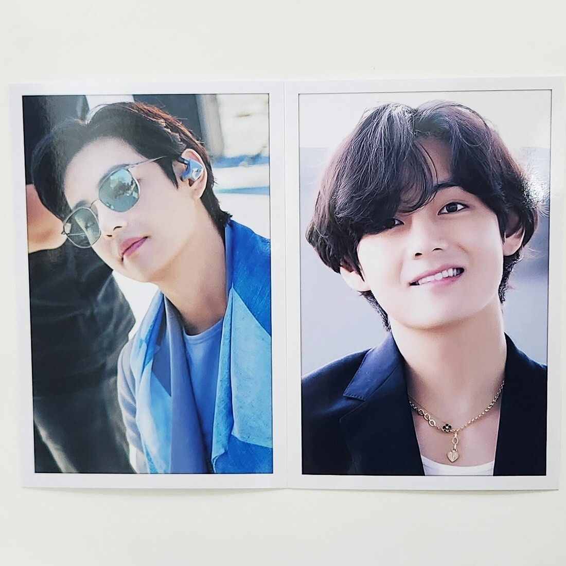 BTS V Taehyung Postcard Photocard Kpop Blue Gift LIMITED EDITION