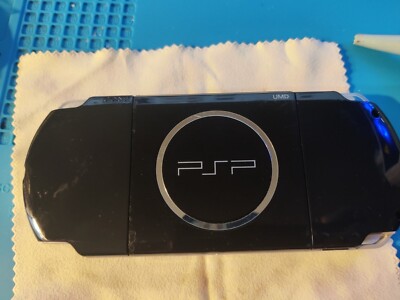 Sony PSP 3000 Console System Black w Red Blue Buttons God of War