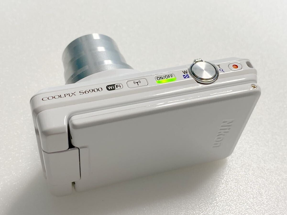 Nikon COOLPIX S6900 White 16.0MP Compact Digital Camera Used | eBay