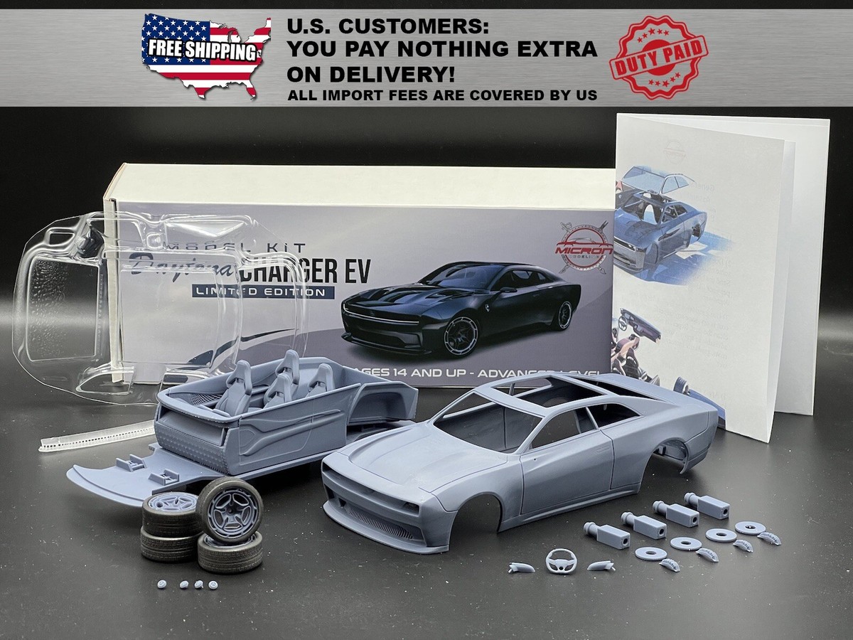 1:25 Dodge Charger EV Daytona SRT Concept Model Kit | eBay