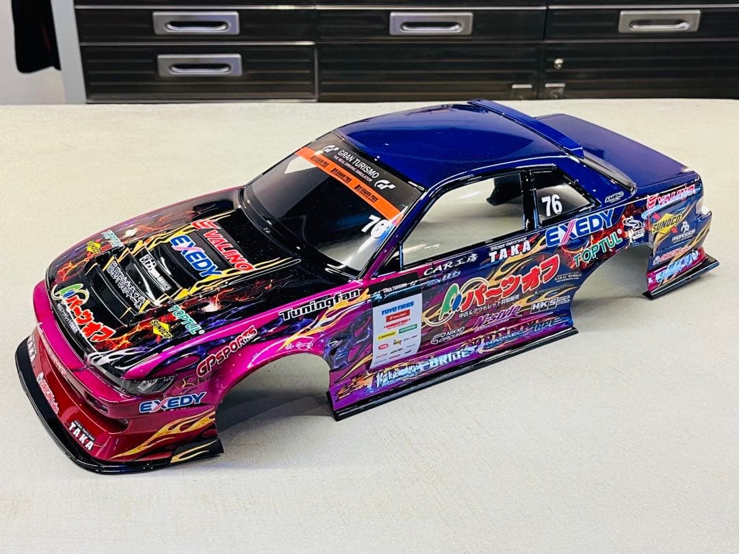 Addiction 1/10 RC Car Painted Body Nissan S13 Silvia 2025 Ryu