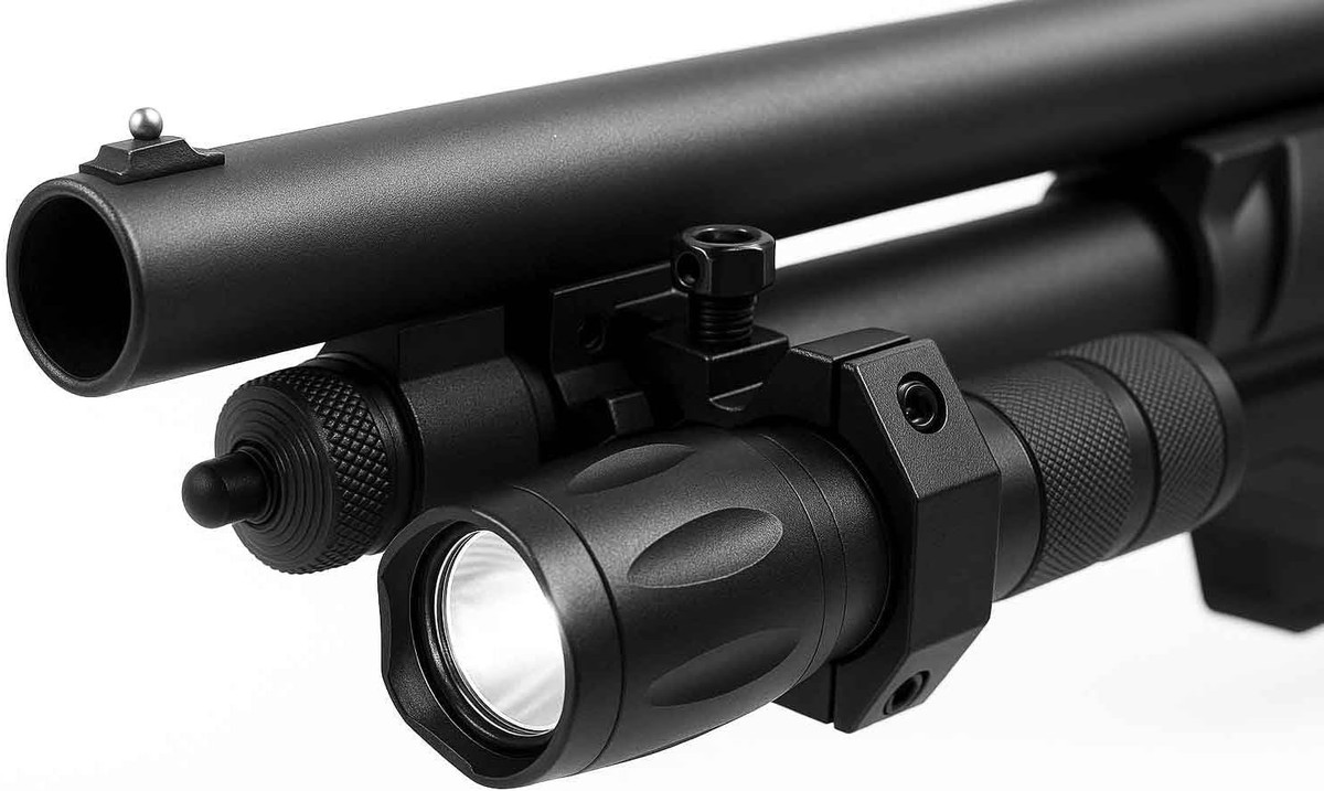 1000 Lumen Tactical Flashlight w/ Tube Mount For Winchester SXP