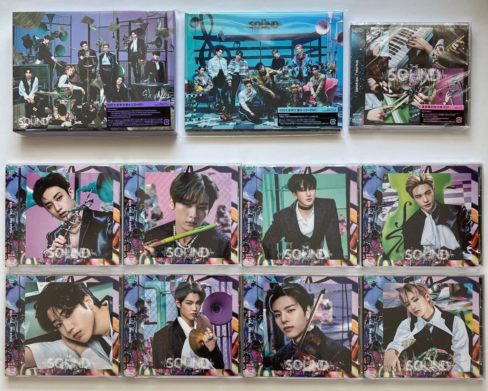 StrayKids スキズ THE sound FC限定盤 特典トレカ16枚 【公式通販】